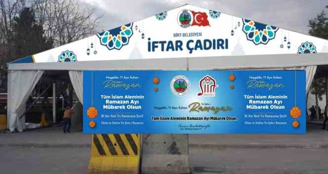 Siirt belediyesi, her gün bin 500 kişiye iftar verecek