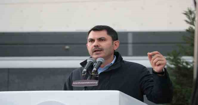 Bakan Kurum: "Konutlarımızı  1 yıl içerisinde teslim edeceğiz"