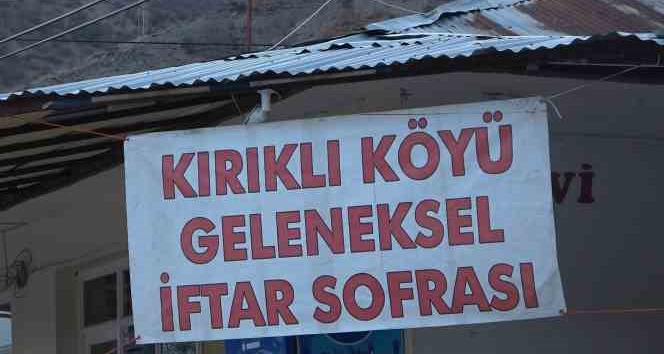 Kırıklı köyünde hayırlı gelenek 19 yıldır sürüyor