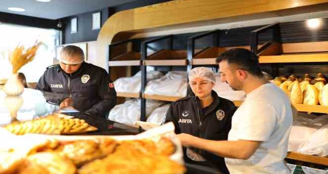 Aksaray’da zabıtadan market ve fırınlara şok denetim
