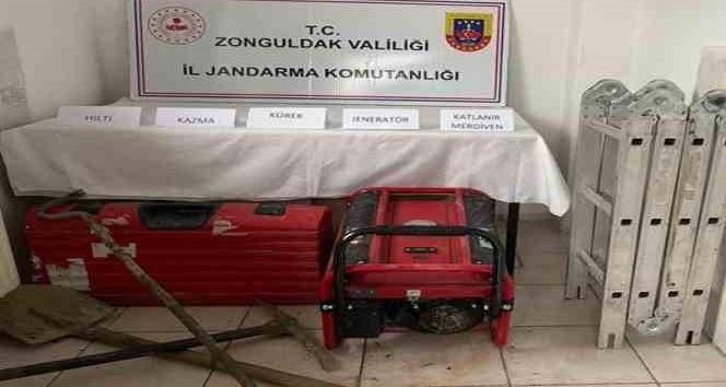 Zonguldak’ta kaçak kazı yapan 10 kişi yakalandı