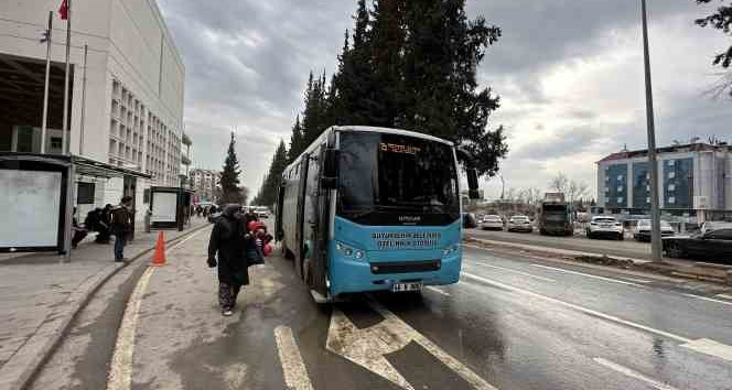 Kahramanmaraş’ta günlük 25 bin yolcu ücretsiz taşınıyor