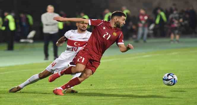 2024 Avrupa Şampiyonası Elemeleri: Ermenistan: 1 - Türkiye: 1 (İlk yarı)