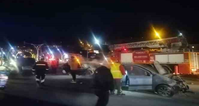 Tunceli’de trafik kazası: 5 yaralı