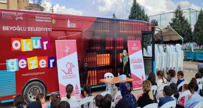 Beyoğlu Mobil Kütüphane 5 bin kitapla Kahramanmaraş’ta