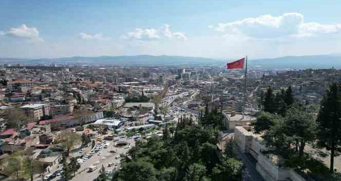 Depremin 50’nci gününde Kahramanmaraş’ta son durum havadan görüntülendi
