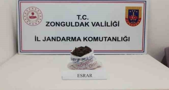 Kozlu’da durdurulan araçta uyuşturucu madde ele geçirildi