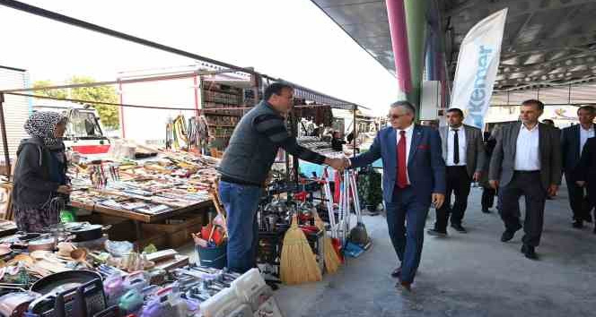 Çamyuva kapalı pazar yeri dualarla açıldı