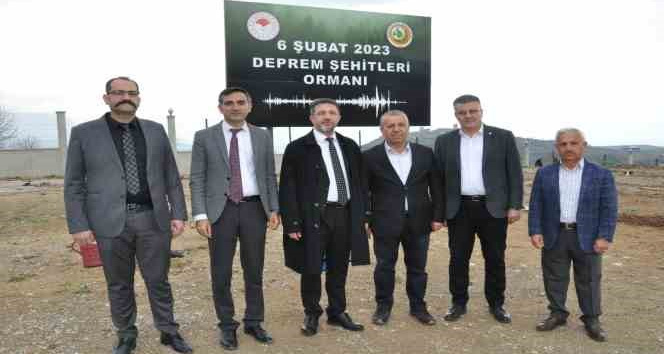Şırnak Üniversitesinde “6 Şubat 2023 Deprem Şehitleri Ormanı” kuruldu