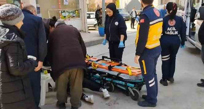 Bulgar sürücünün çarptığı kadın yaralandı