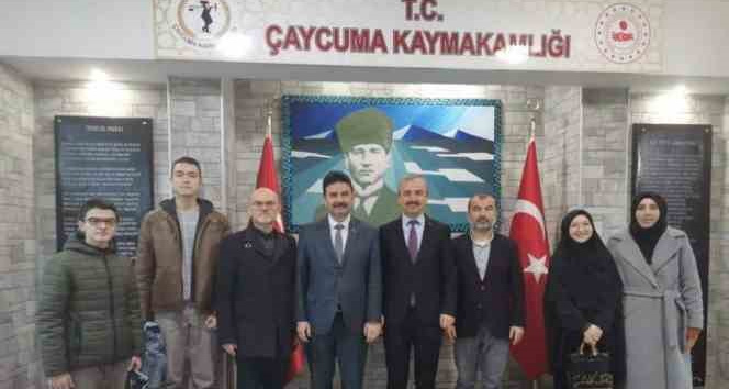 Derece yapan öğrenciler Baş’ı ziyaret etti