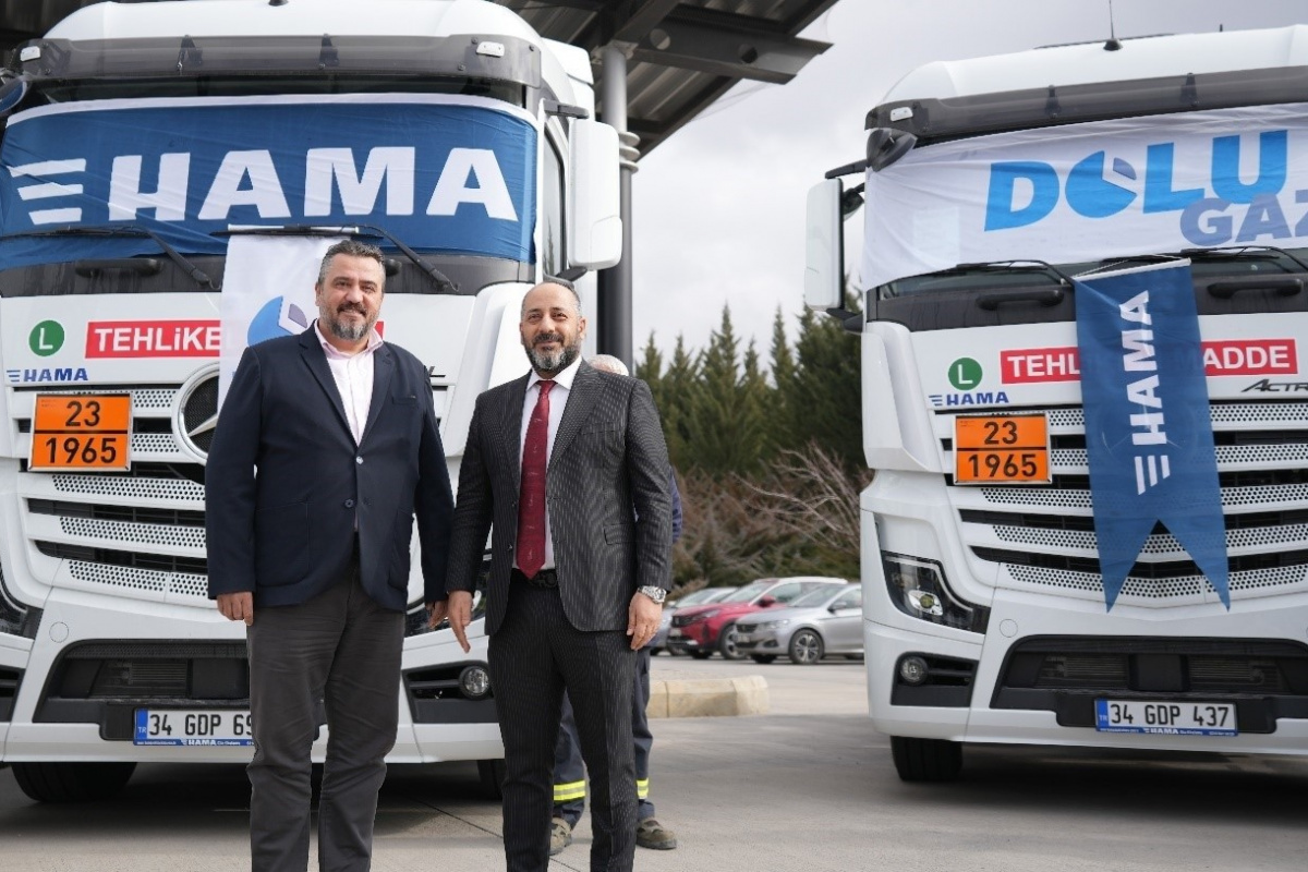 Dolugaz, Yönetim Kurulu Başkanı Yıldırım'ın da katıldığı törenle yeni araçları filosuna kattı