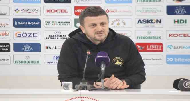 Hakan Keleş: "3 puan alamadığımız için üzgünüz"
