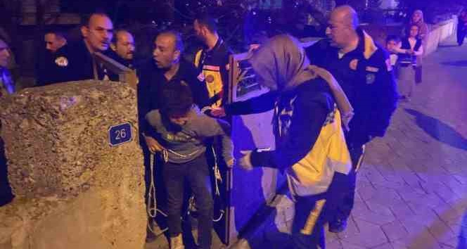 Erzincan’da kuyuya düşen çocuk kurtarıldı