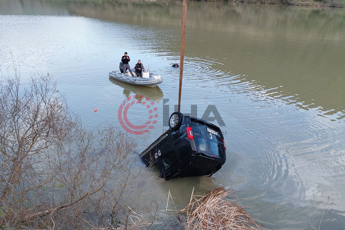 Samsun'da araç gölete uçtu: 2 ölü