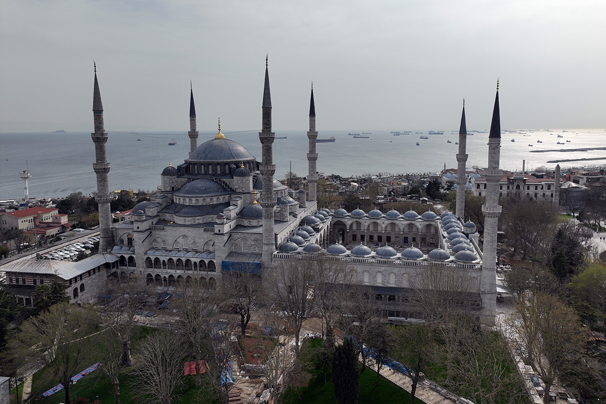 Sultanahmet Camii restorasyonunda sona yaklaşıldı