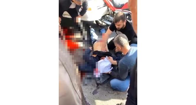 Nusaybin’de minibüsün çarptığı motosiklet sürücüsü ağır yaralandı