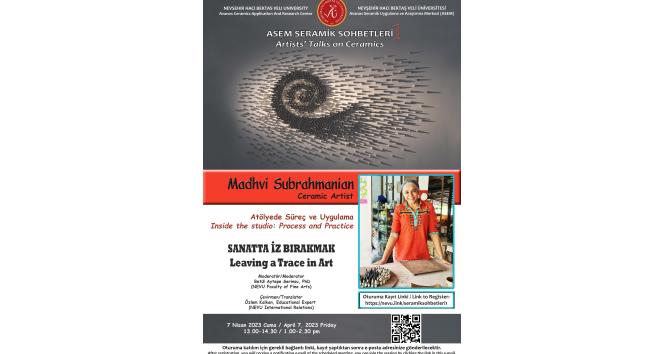 NEVÜ’de  ’Seramik Sohbetleri’ başlıyor