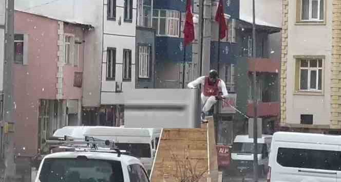 Sarıkamış’ta kar yağışı