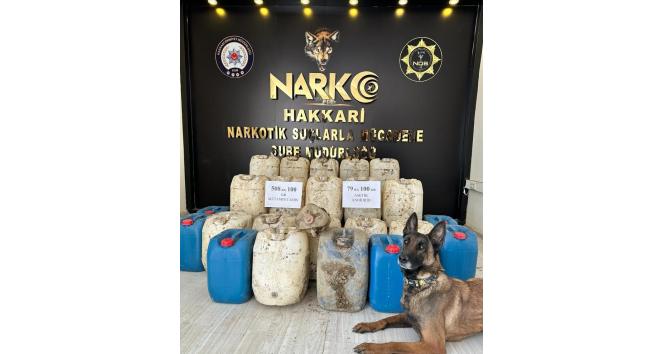 Yüksekova’da 508 kilo metamfetamin ele geçirildi