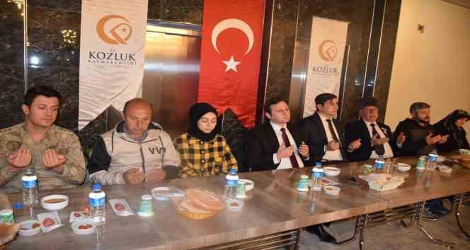 Kozluk’ta depremzede ailelere iftar programı düzenlendi