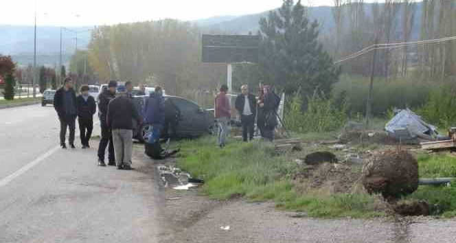 Tokat’ta trafik kazası: 3 yaralı