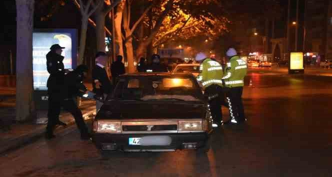 Konya’da abart ve hışırtı egzoz takan sürücüler yakalandı
