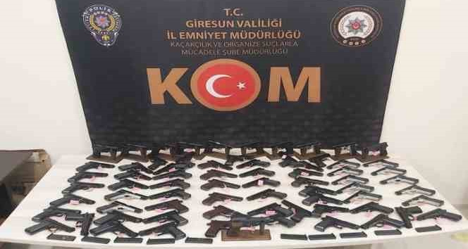 Giresun’da silah kaçakçılığı operasyonu