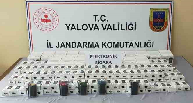 Yalova’da 290 adet elektronik sigara ele geçirildi