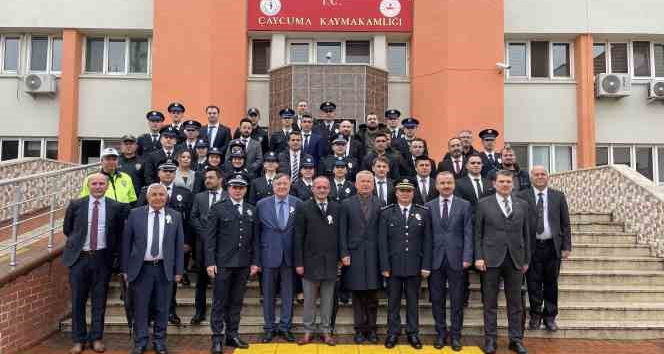 Çaycuma’da polis haftası kutlandı
