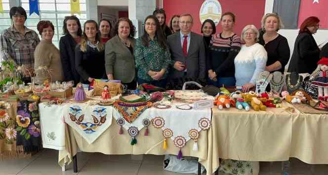Edirne’de kadınların el emeği ürünler büyük beğeni aldı