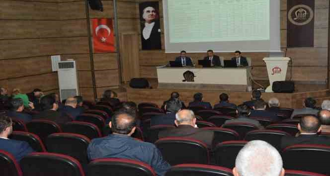 Siirt il koordinasyon kurulunda kentteki yatırımlar değerlendirildi
