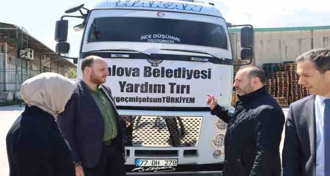 Yalova Belediyesi deprem bölgesine 3 bin erzak kolisi yolladı