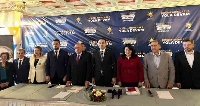 AK Parti Çanakkale’de Milletvekili adaylarını tanıttı
