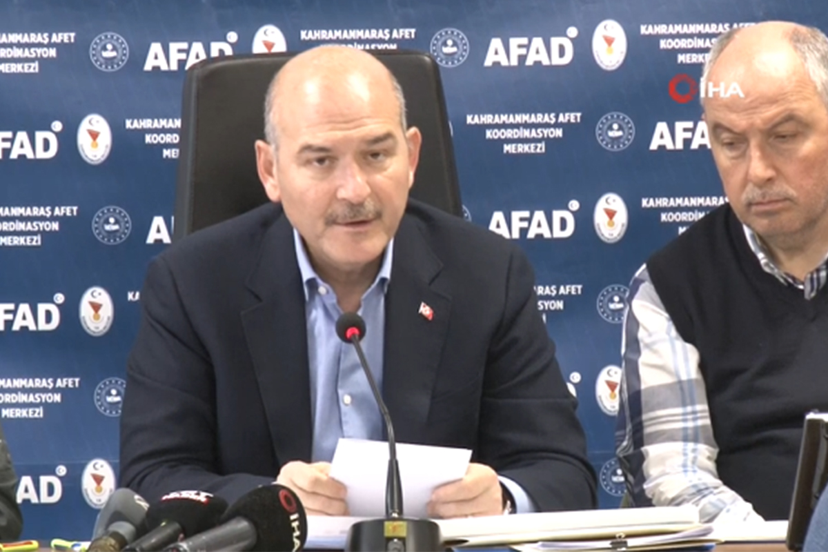 Bakan Soylu: 'Kahramanmaraş merkezli depremlerde 50 bin 500 kişi hayatını kaybetti'