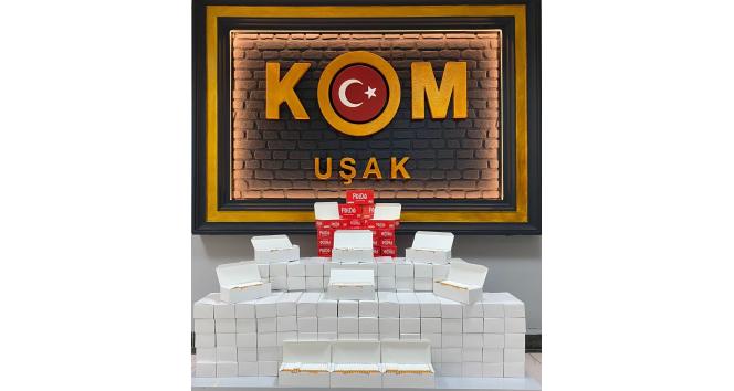 40 bin boş kaçak makaron ele geçirildi