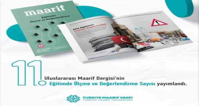 Maarif Dergisinin 11. sayısı yayınlandı