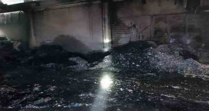 Cizre OSB’de korkutan yangın