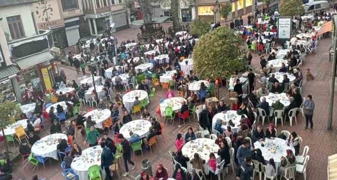 Çaycumalılar iftarda bir araya geldi