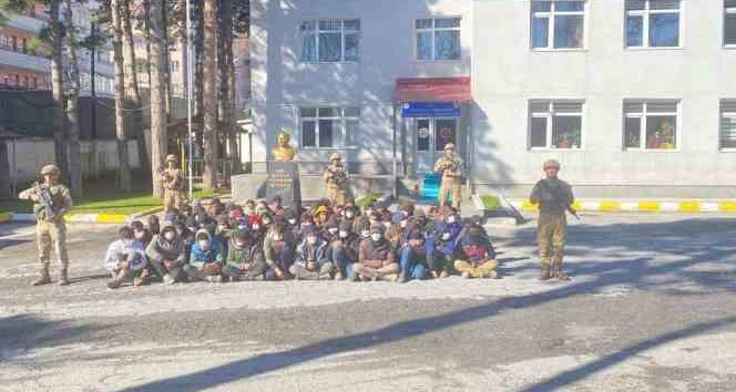 Bitlis’te 70 düzensiz göçmen yakalandı