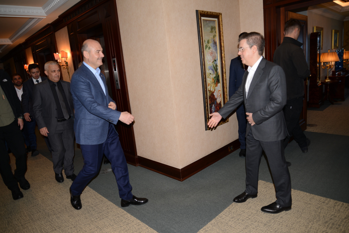 İçişleri Bakanı Süleyman Soylu&#039;dan İhlas Holding&#039;e ziyaret