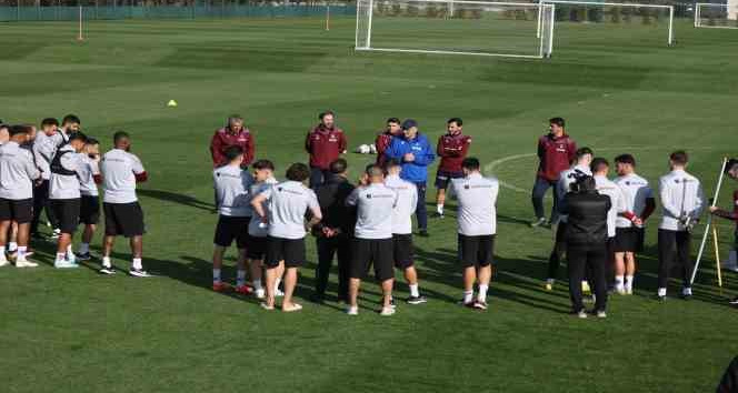 Trabzonspor, Sivasspor maçı hazırlıklarına ara vermeden başladı