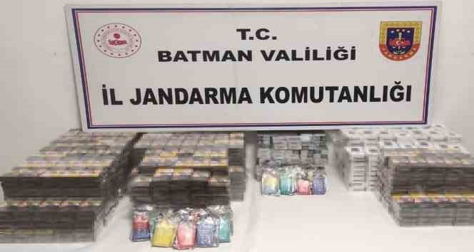 Batman’da 12 bin 113 paket kaçak sigara ele geçirildi