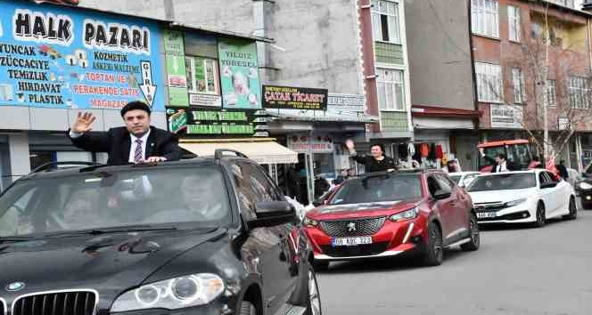 Milletvekili adayları karşılandı