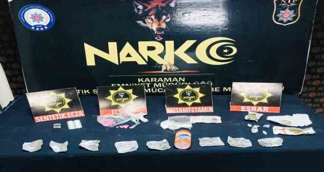 Karaman’da uyuşturucu operasyonu: 3 tutuklama
