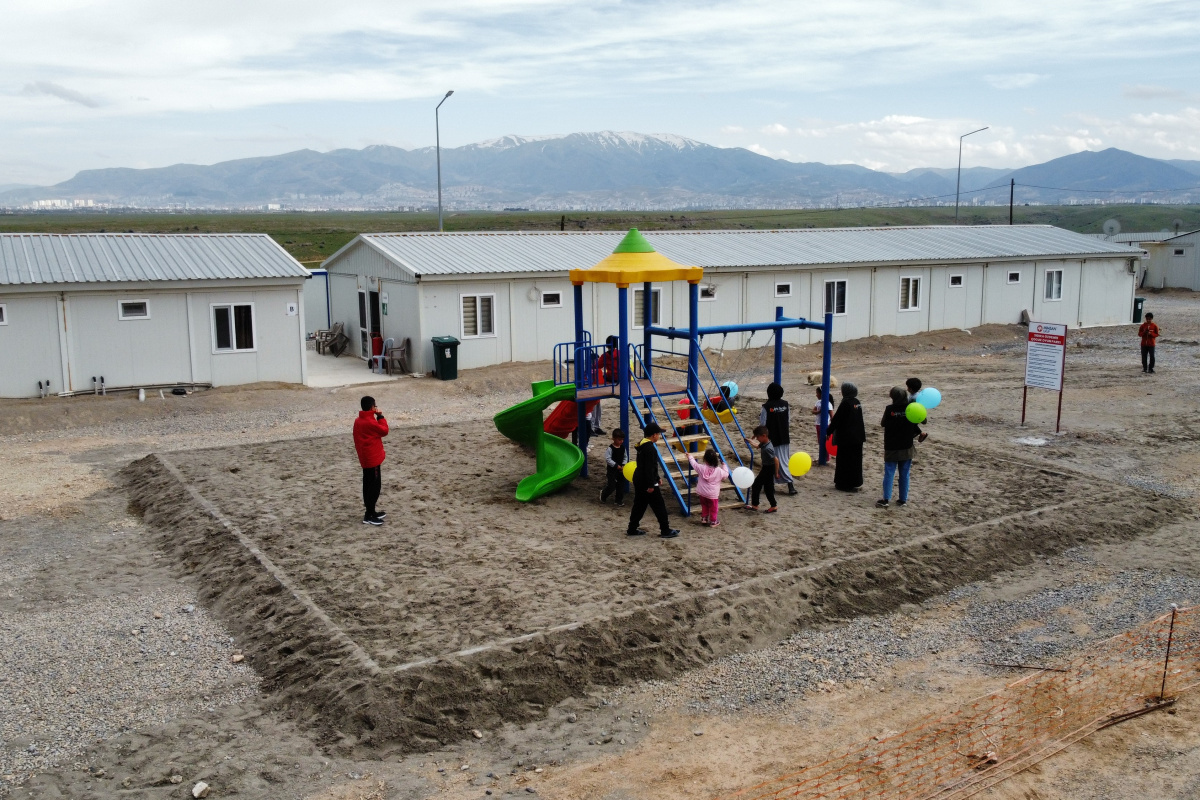 Malatya'da bir sanayi kuruluşu, işçileri için konteyner kent kurdu
