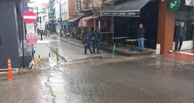 Kırklareli’nde sağanak ve dolu etkili  oldu