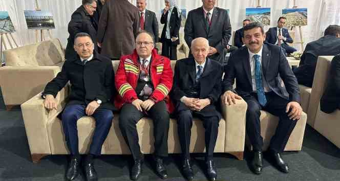 Cumhurbaşkanı Yardımcısı Oktay ve MHP Lideri Bahçeli Zonguldak’ta