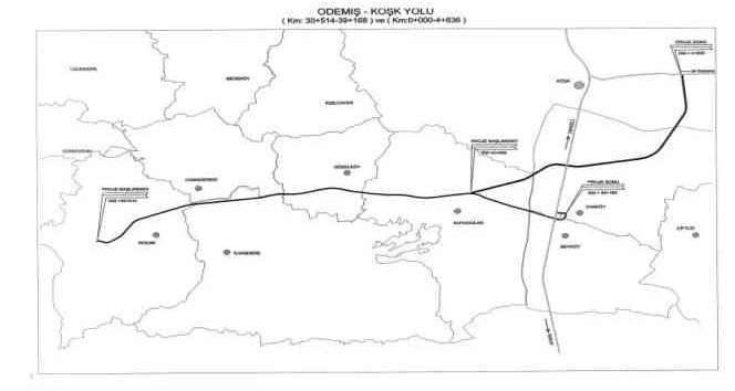 Köşk - Ödemiş Karayolu projesi Resmi Gazete’de yayınlandı