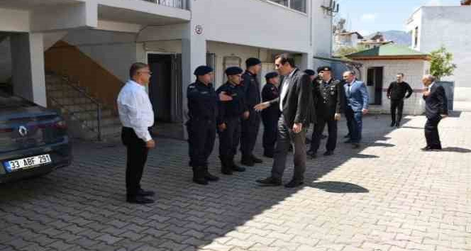 Bozyazı’da bayramlaşma töreni gerçekleştirildi